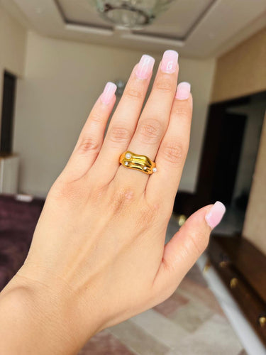 Auric Crown Ring